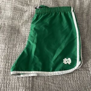 Notre Dame running shorts